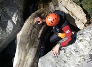 Engpass-Canyoning